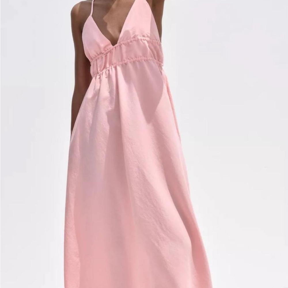 Elegant Pink Maxi Dress